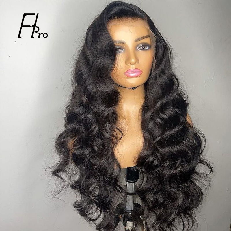 Wholesale 13x6 Lace Front Wig Free Part Hair Body Wave Natural Color